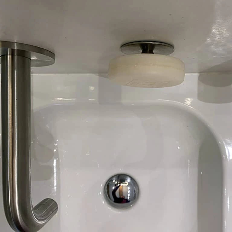 Zeephouder voor muur/wand rvs