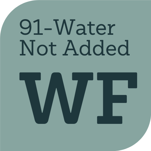 Balmsense claim Water Not Added geen toegevoegd water