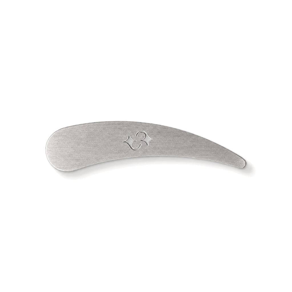 Spatula Stainless Steel van Balmsense, RVS spateltje voor het schoon doseren van Full Care Face Balm.