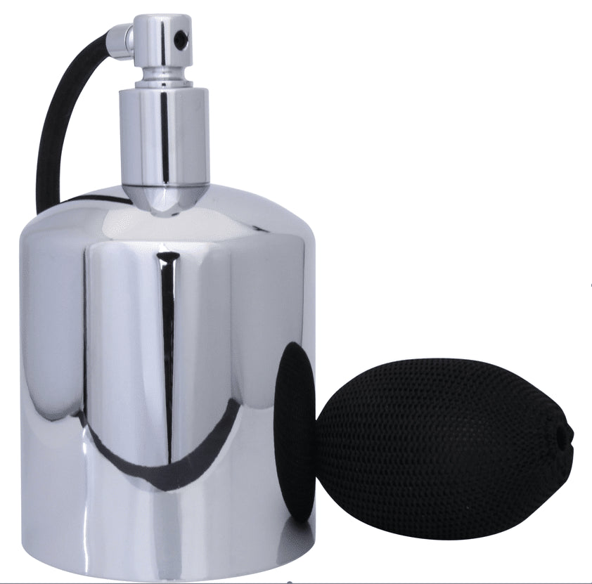 Luxe verchroomde verstuiver met pompbal - 110ml